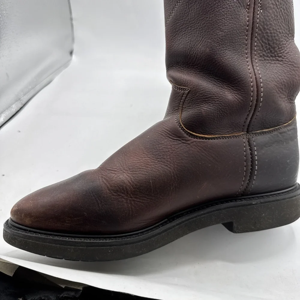 Justin Work‎ Boot Mens 11.5 4761 Briar Pitstop Brown Leather